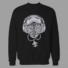 Sweatshirt Skull DJ