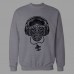 Sweatshirt Skull DJ