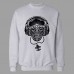 Sweatshirt Skull DJ